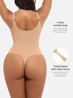 MyCurve Deep V Neck Tummy Control Shapewear Bodysuit