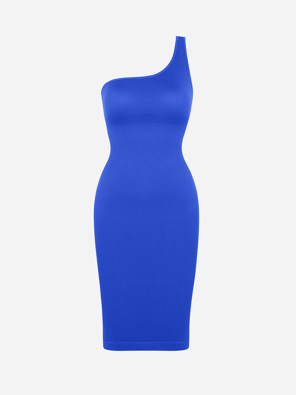 MyCurve One-Shoulder Shaper Dress with Built-In Bra