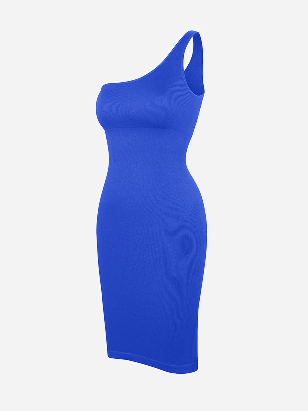 MyCurve One-Shoulder Shaper Dress with Built-In Bra