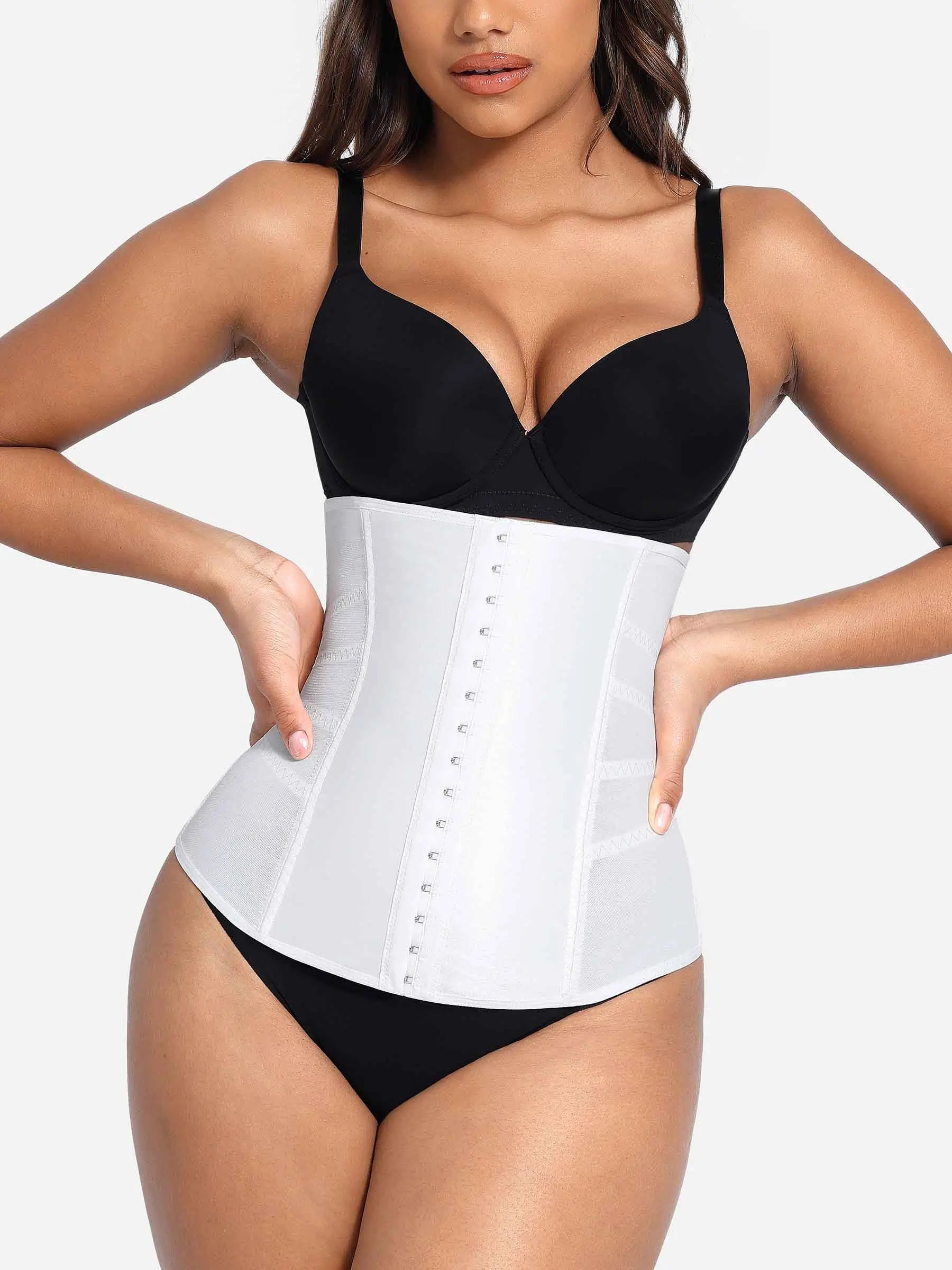 Ceinture gainante MyCurve pour femme – corset sculptant en mesh avec baleines en acier