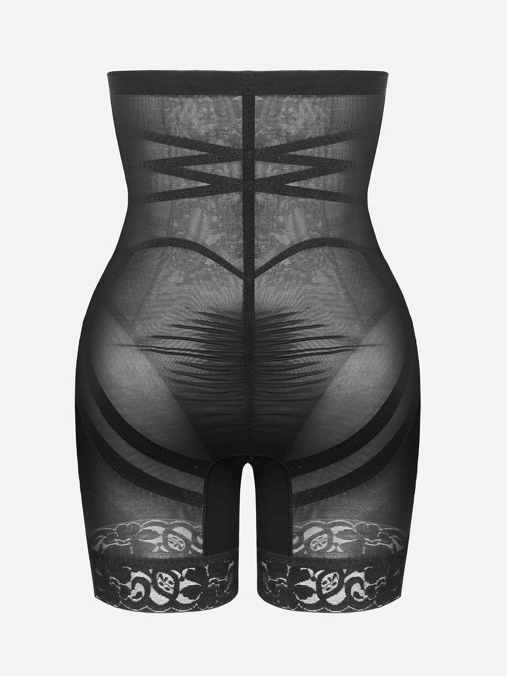 MyCurve Patterned Lace Breathable Shapewear Shorts