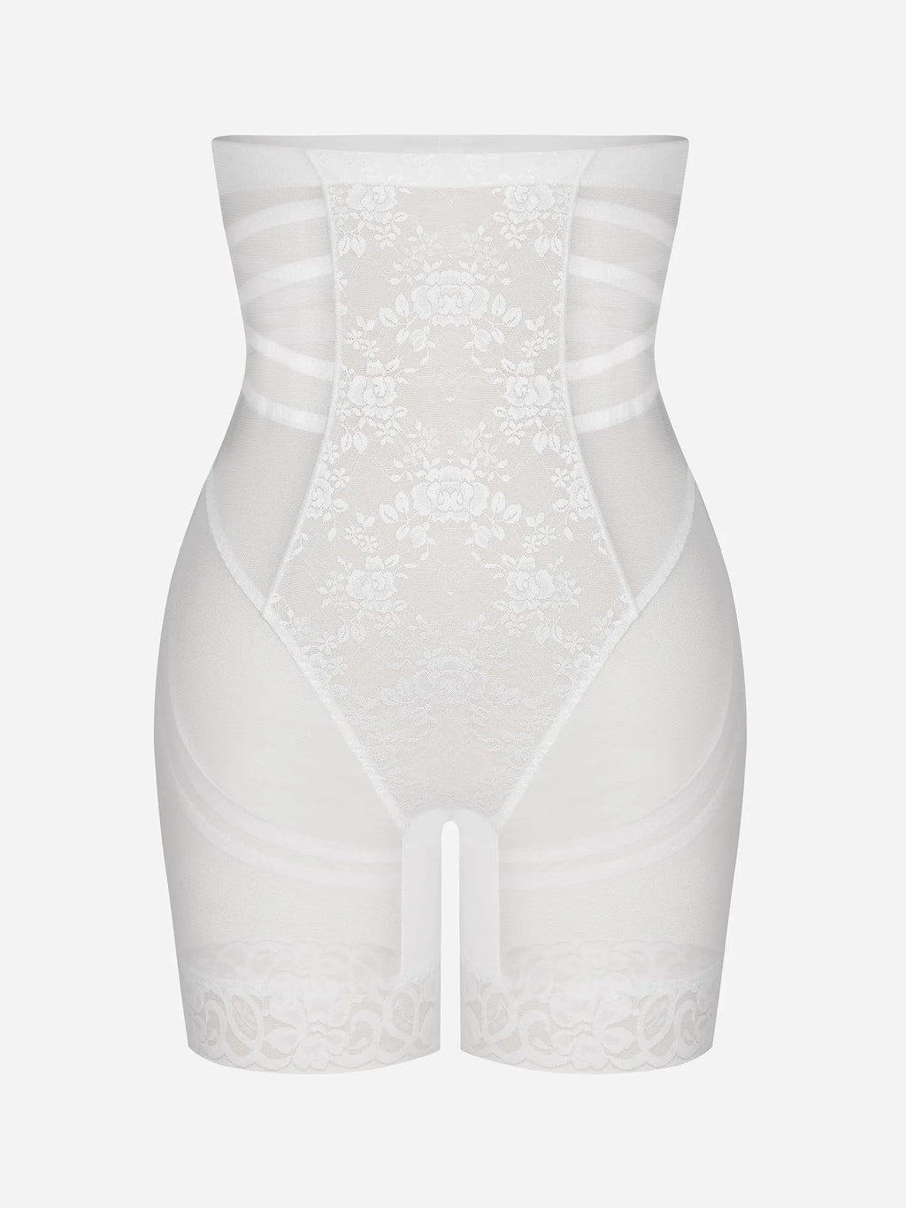 MyCurve Patterned Lace Breathable Shapewear Shorts