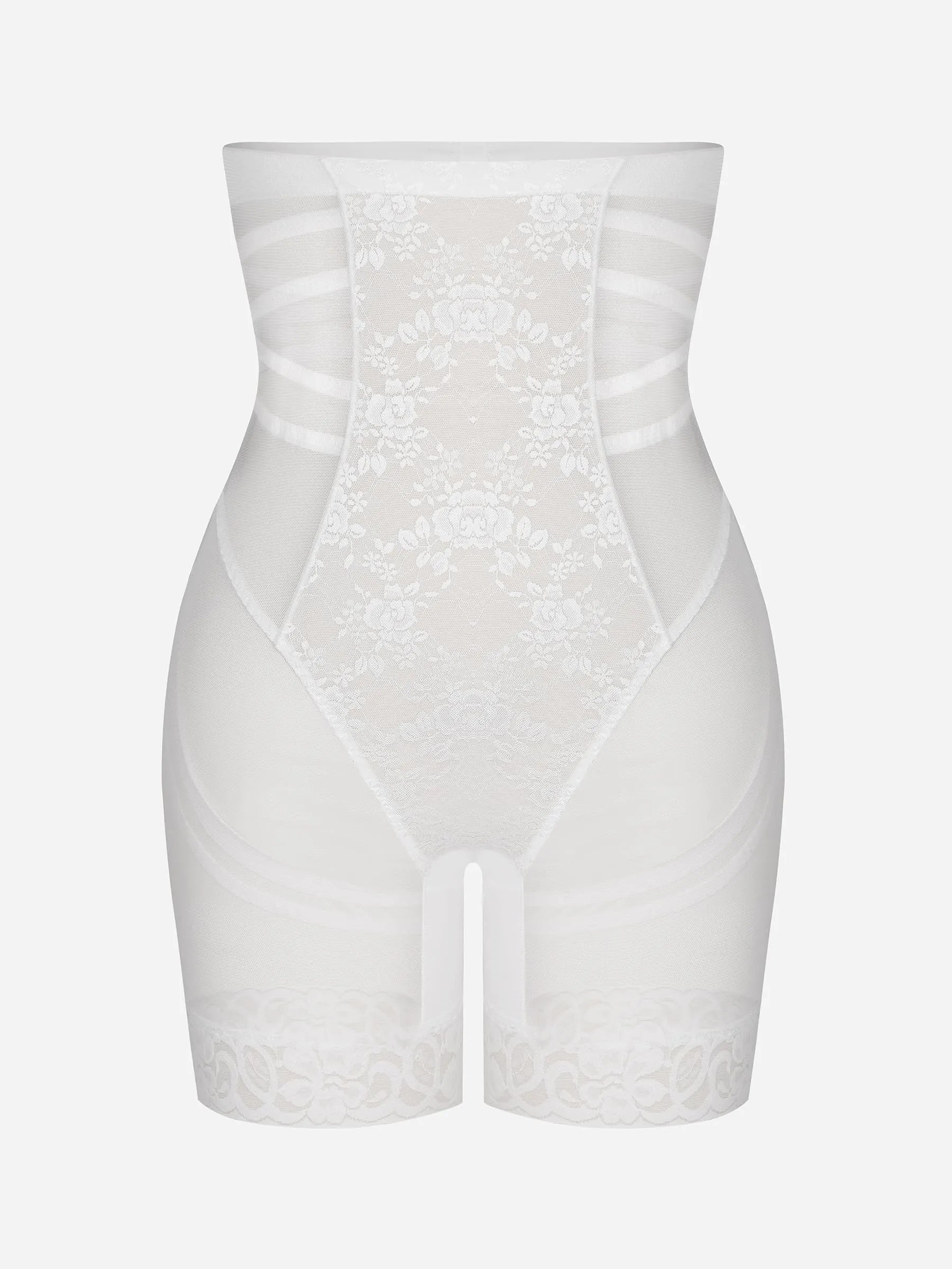 MyCurve Patterned Lace Breathable Shapewear Shorts