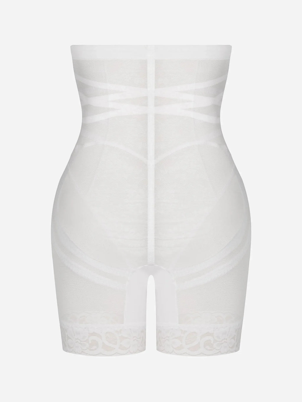 MyCurve Patterned Lace Breathable Shapewear Shorts