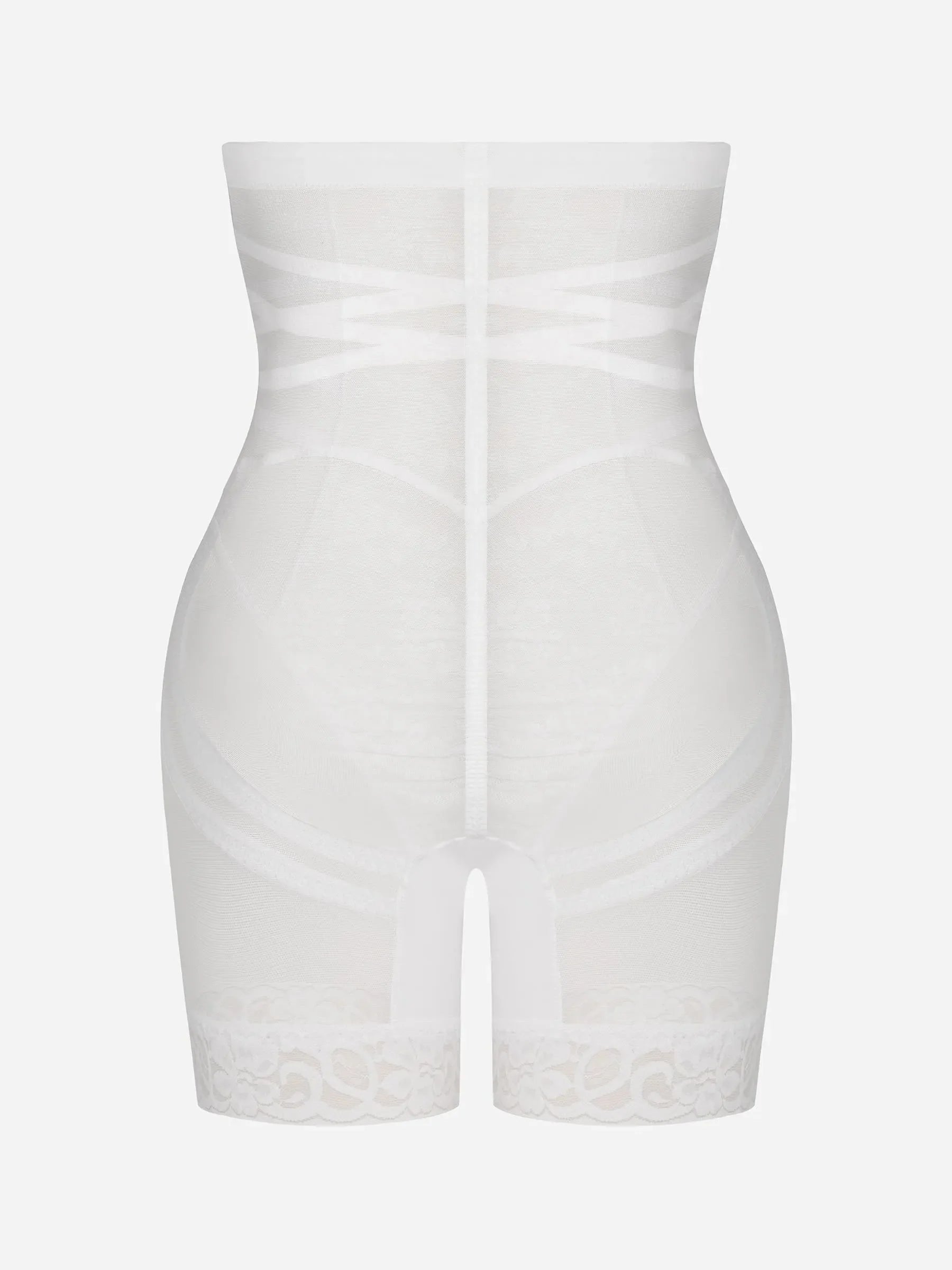 MyCurve Patterned Lace Breathable Shapewear Shorts