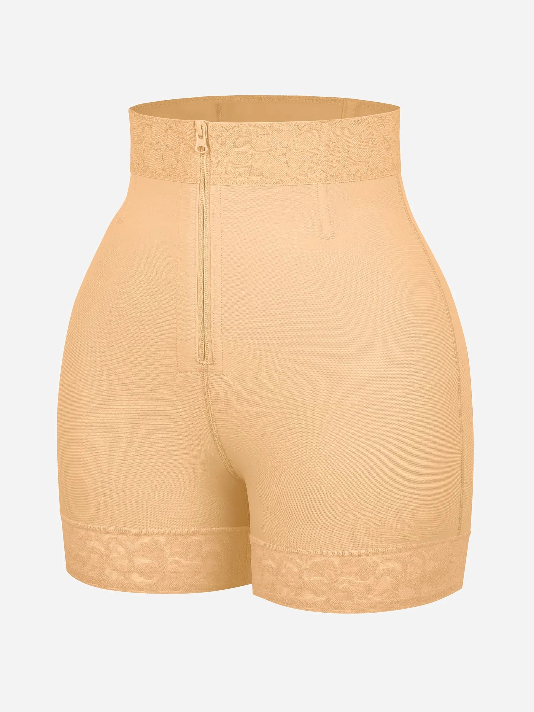 MyCurve Tummy Control Shaping Shorts Butt Lifter with Clasps and Zipper