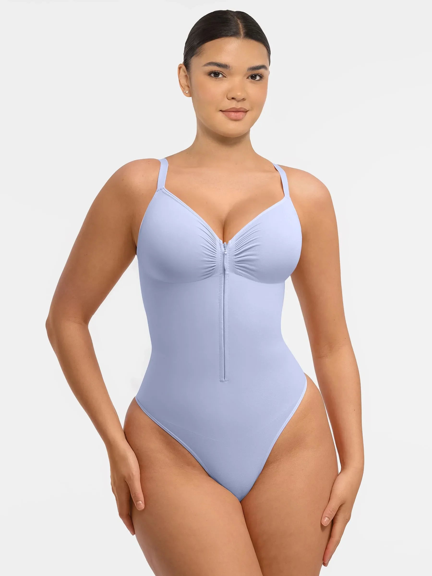 MyCurve Tummy Control Seamless Zipper Shaping Bodysuit