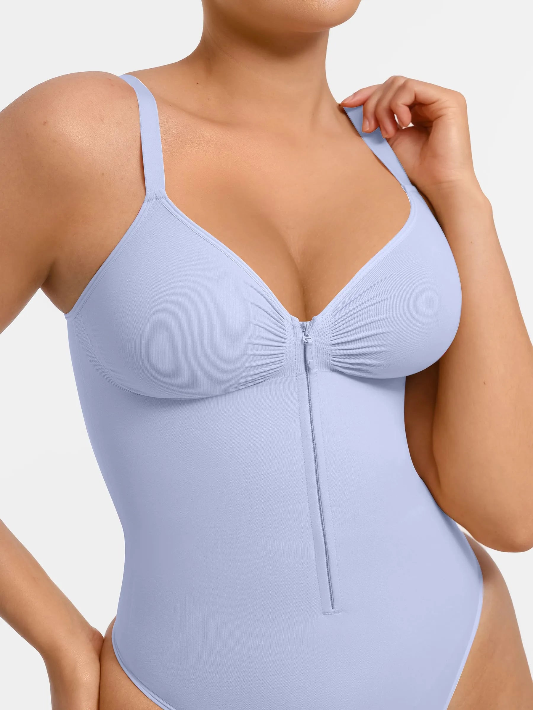 MyCurve Tummy Control Seamless Zipper Shaping Bodysuit