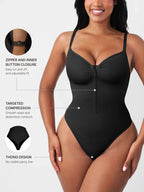 MyCurve Seamless Tummy Control Zipper Bodysuit