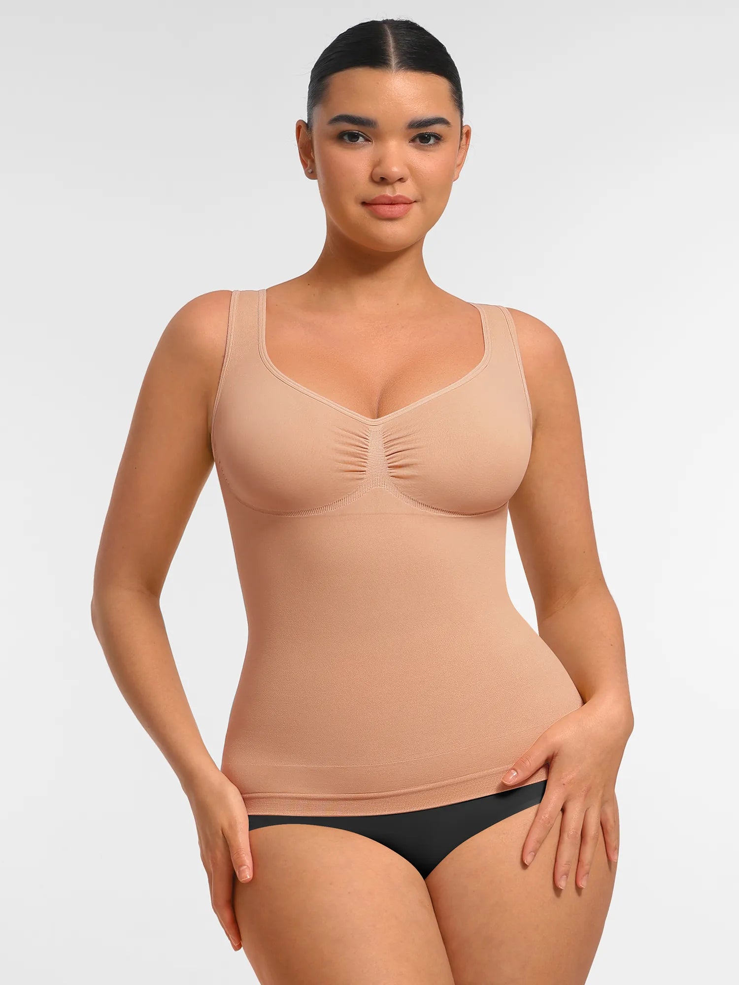 MyCurve Bust Support Waist and Abdomen Control Shape  Wide Straps Tank Top