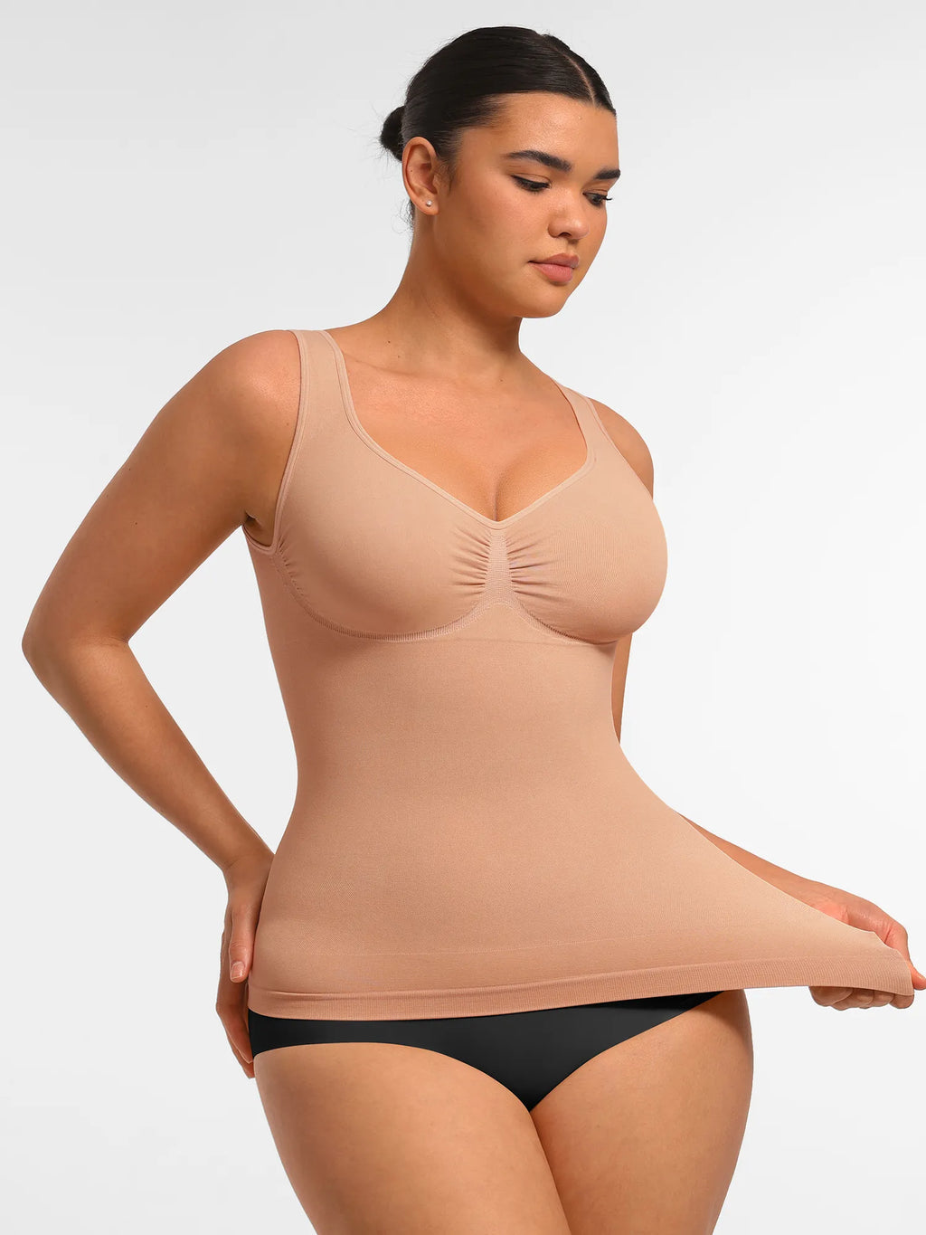 MyCurve Bust Support Waist and Abdomen Control Shape  Wide Straps Tank Top