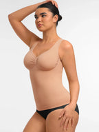 MyCurve Bust Support Waist and Abdomen Control Shape  Wide Straps Tank Top