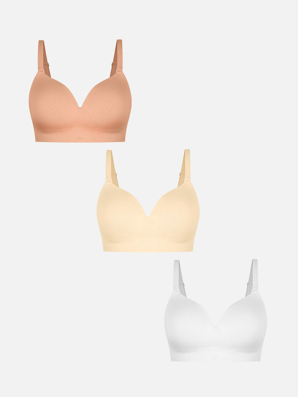 Conjunto de sujetador push-up sin costuras y cobertura completa MyCurve