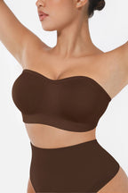MyCurve Seamless Strapless Anti-Slip Bra With Removable Pads