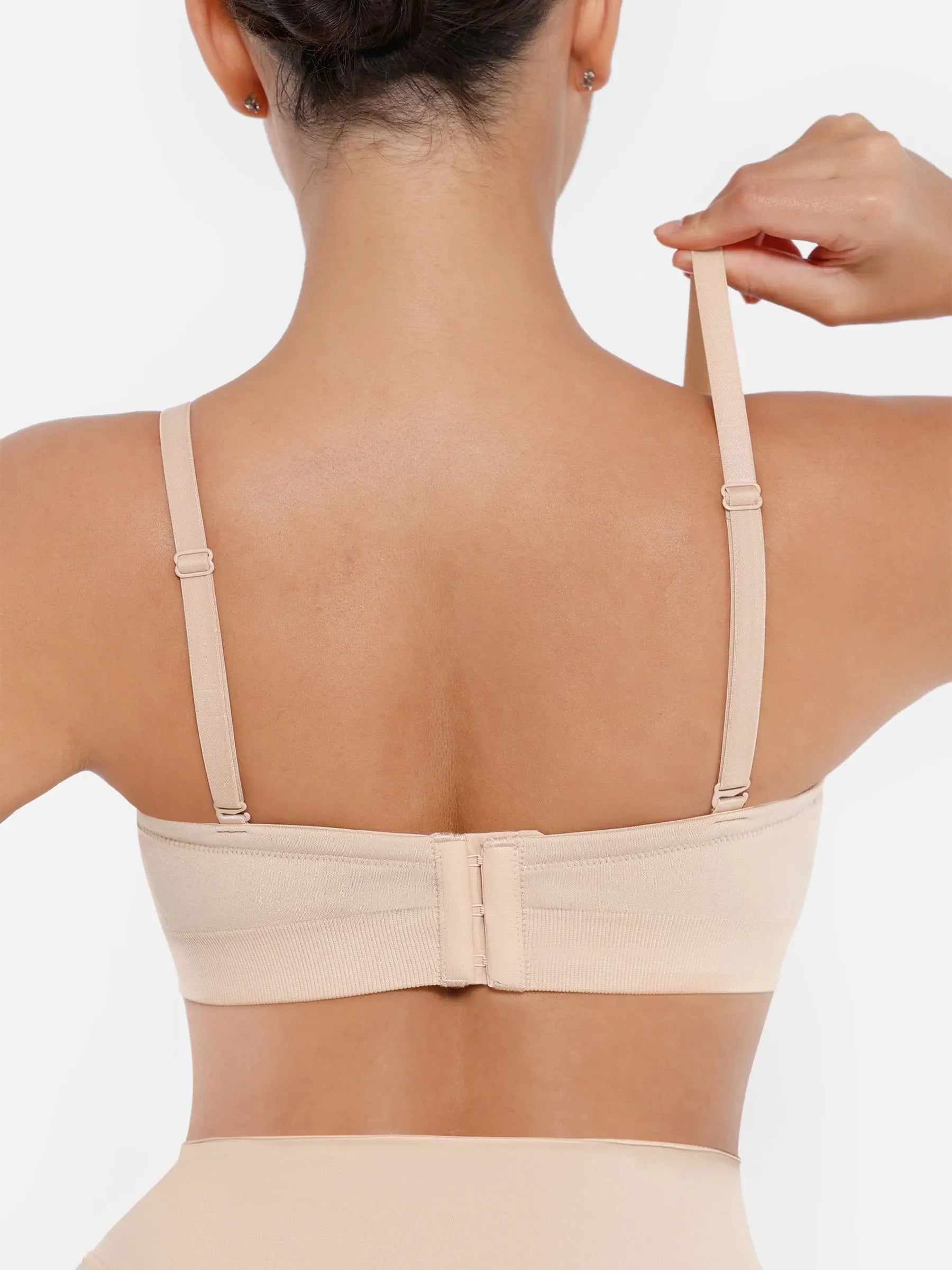 MyCurve Seamless Strapless Anti-Slip Bra With Removable Pads