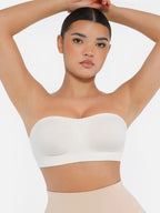 MyCurve Seamless Strapless Anti-Slip Bra With Removable Pads