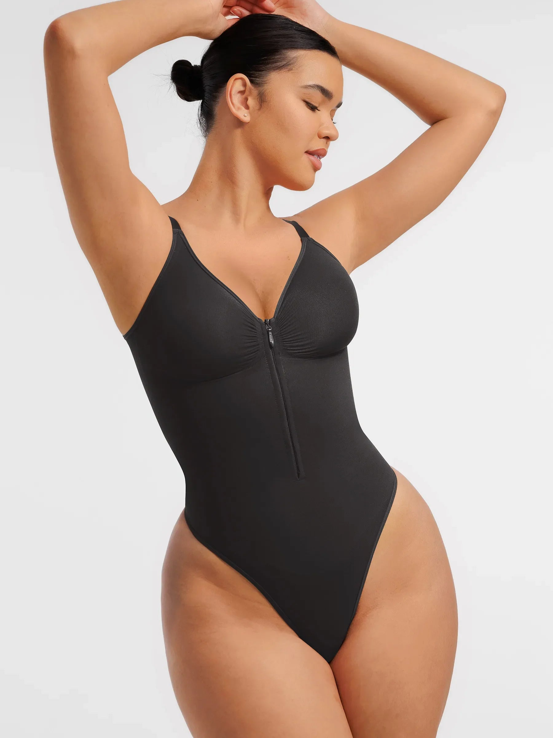 MyCurve  Seamless Shaping Tummy Control Zipper Bodysuit