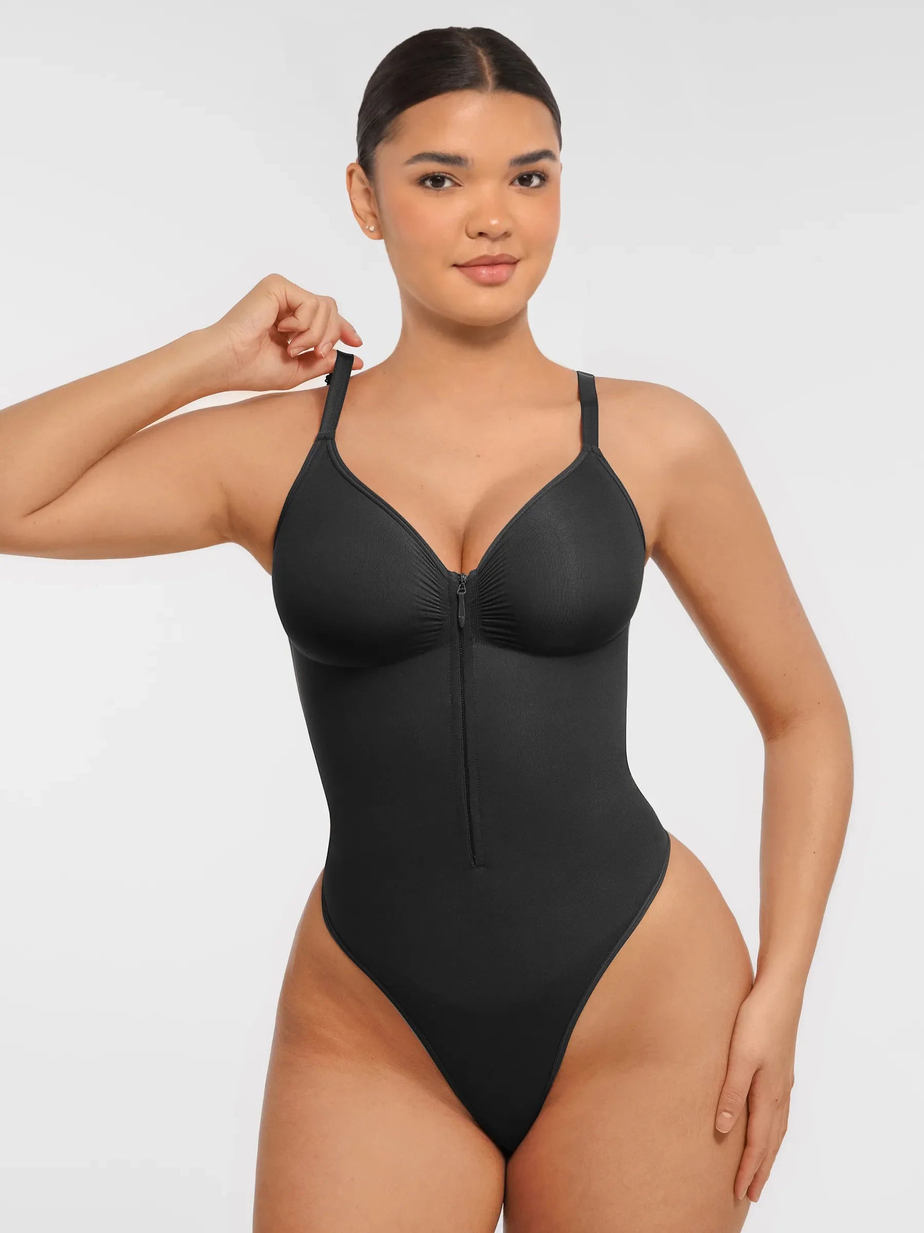 MyCurve  Seamless Shaping Tummy Control Zipper Bodysuit