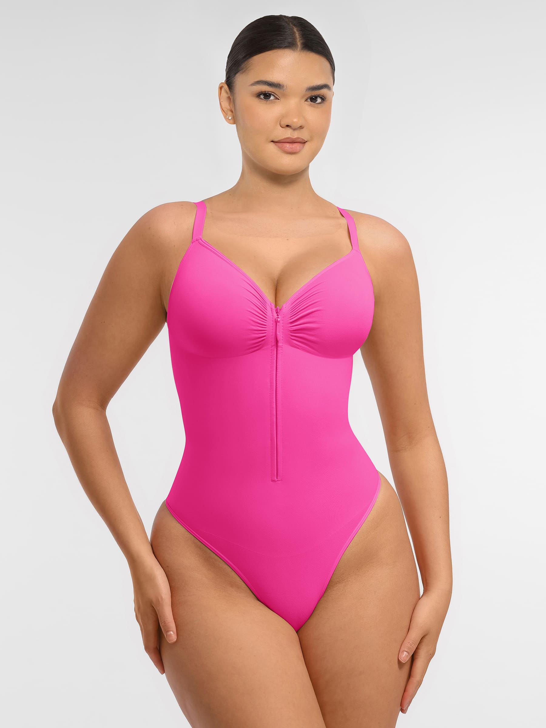 MyCurve Tummy Control Seamless Zipper Shaping Bodysuit