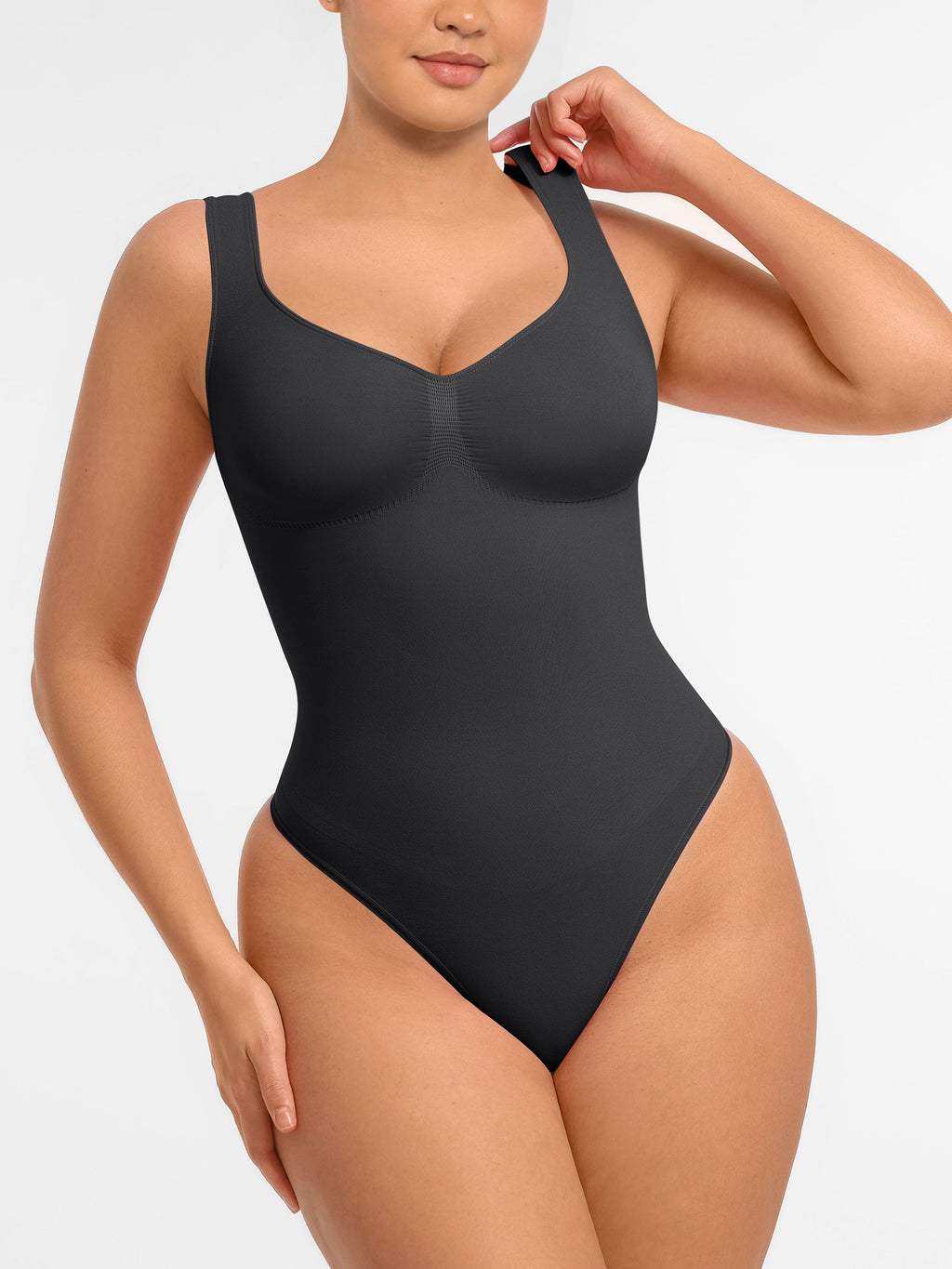 MyCurve Tummy Control Seamless Wide Strap Bodysuit