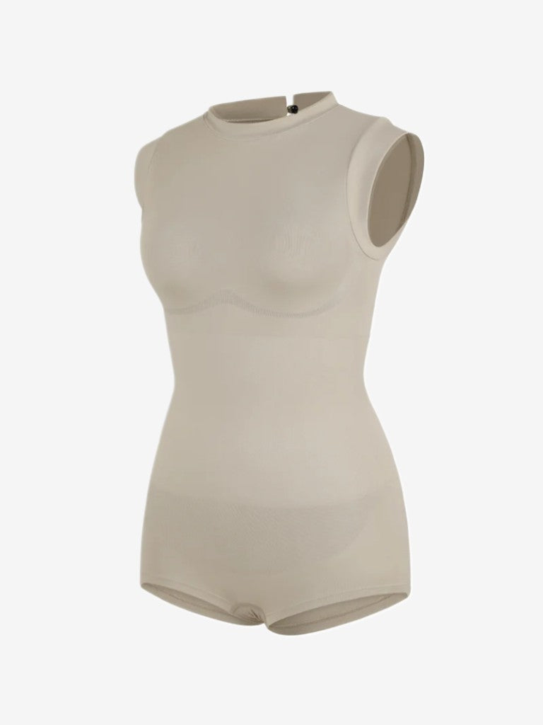 MyCurve High Neck Sleeveless Bodysuit