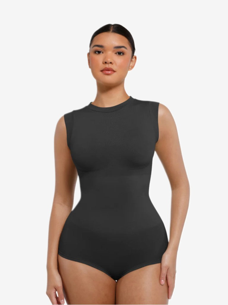 MyCurve High Neck Sleeveless Bodysuit