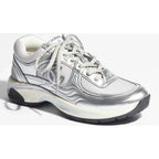 Chanel Silver Trainer