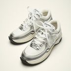 Chanel Silver Trainer