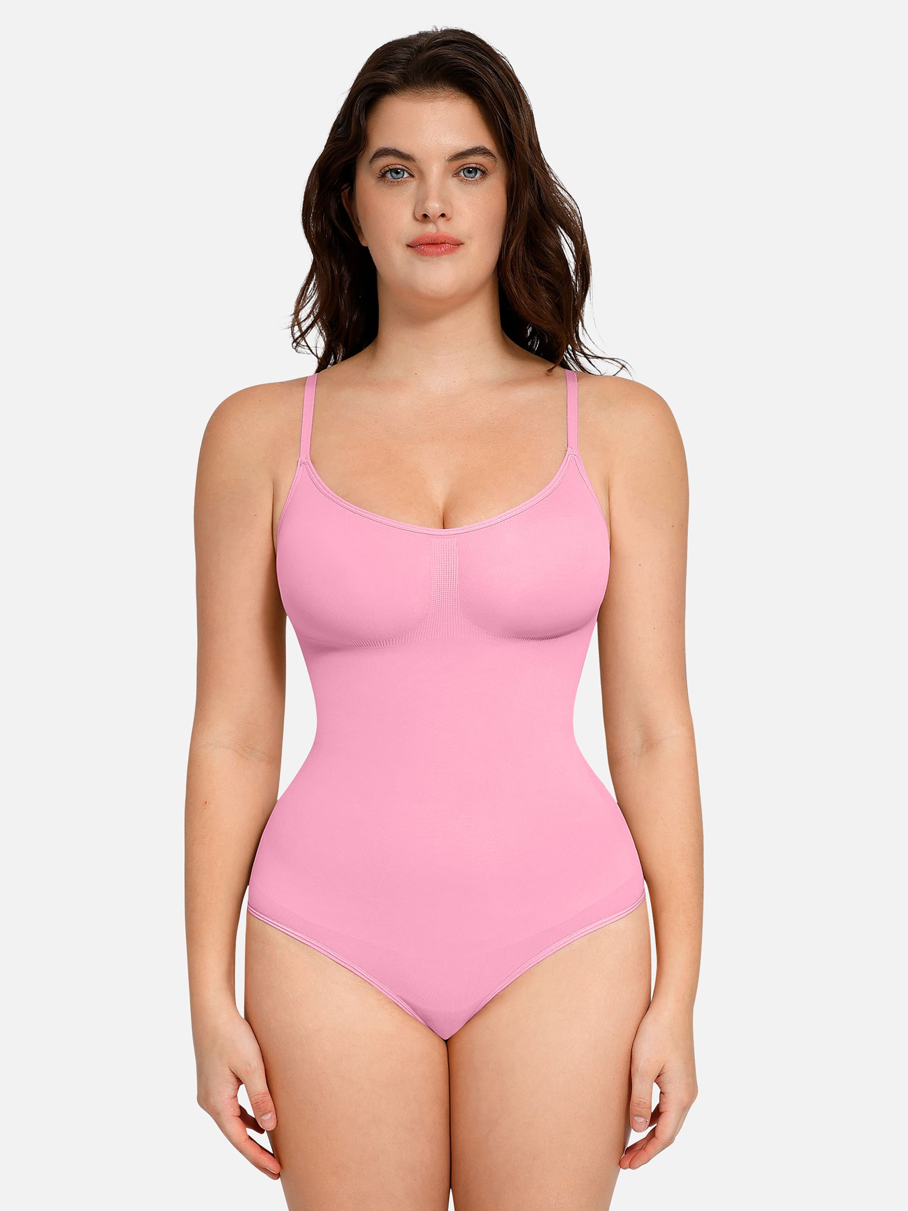 MyCurve Everyday Wear Seamless Thong Bodysuit