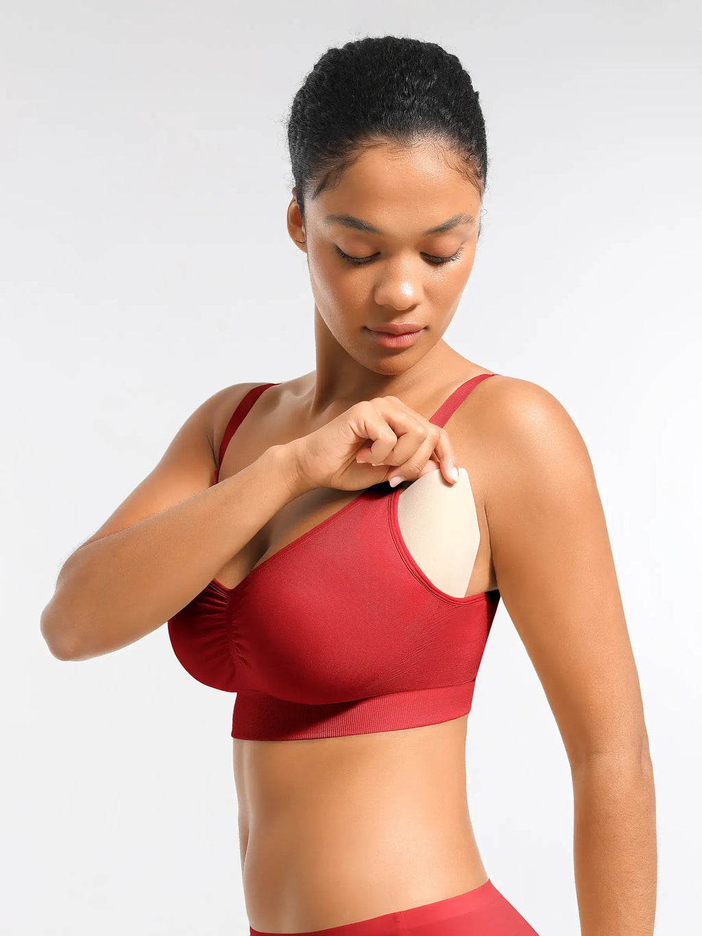 Conjunto de sujetador MyCurve Seamless Everyday con relleno suave incorporado