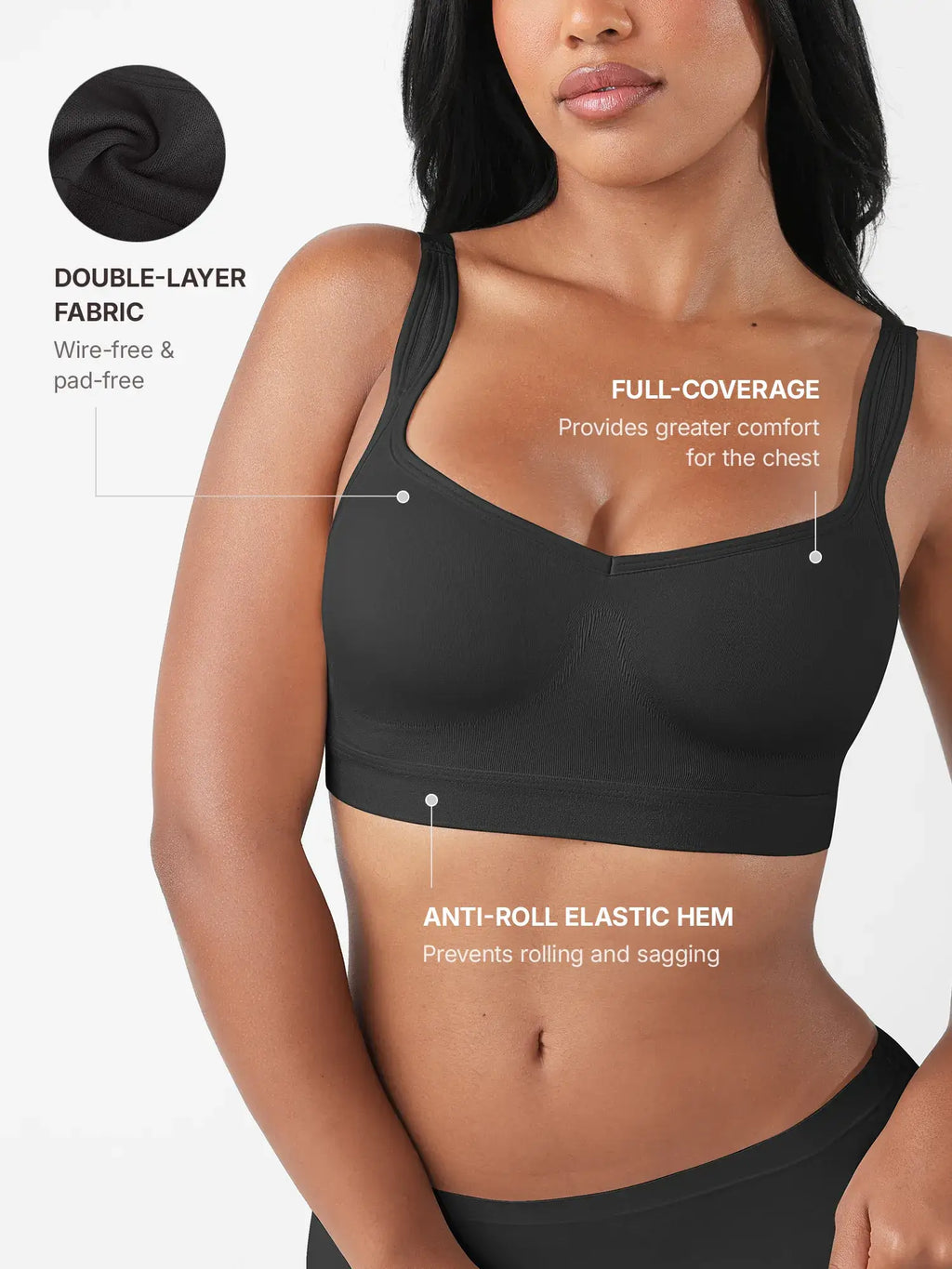 MyCurve Full Coverage Smoothing Wireless Bra