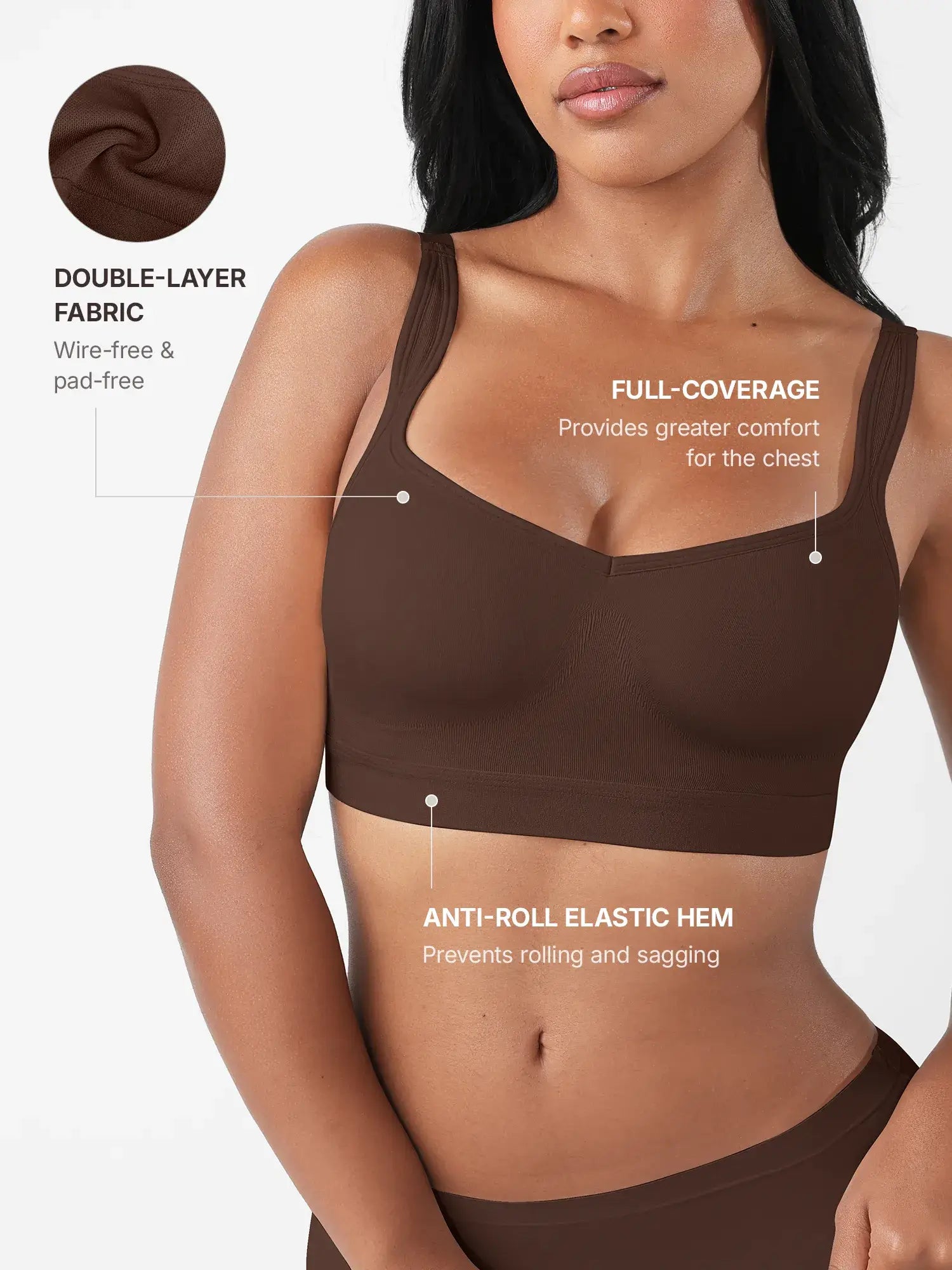 MyCurve Full Coverage Smoothing Wireless Bra