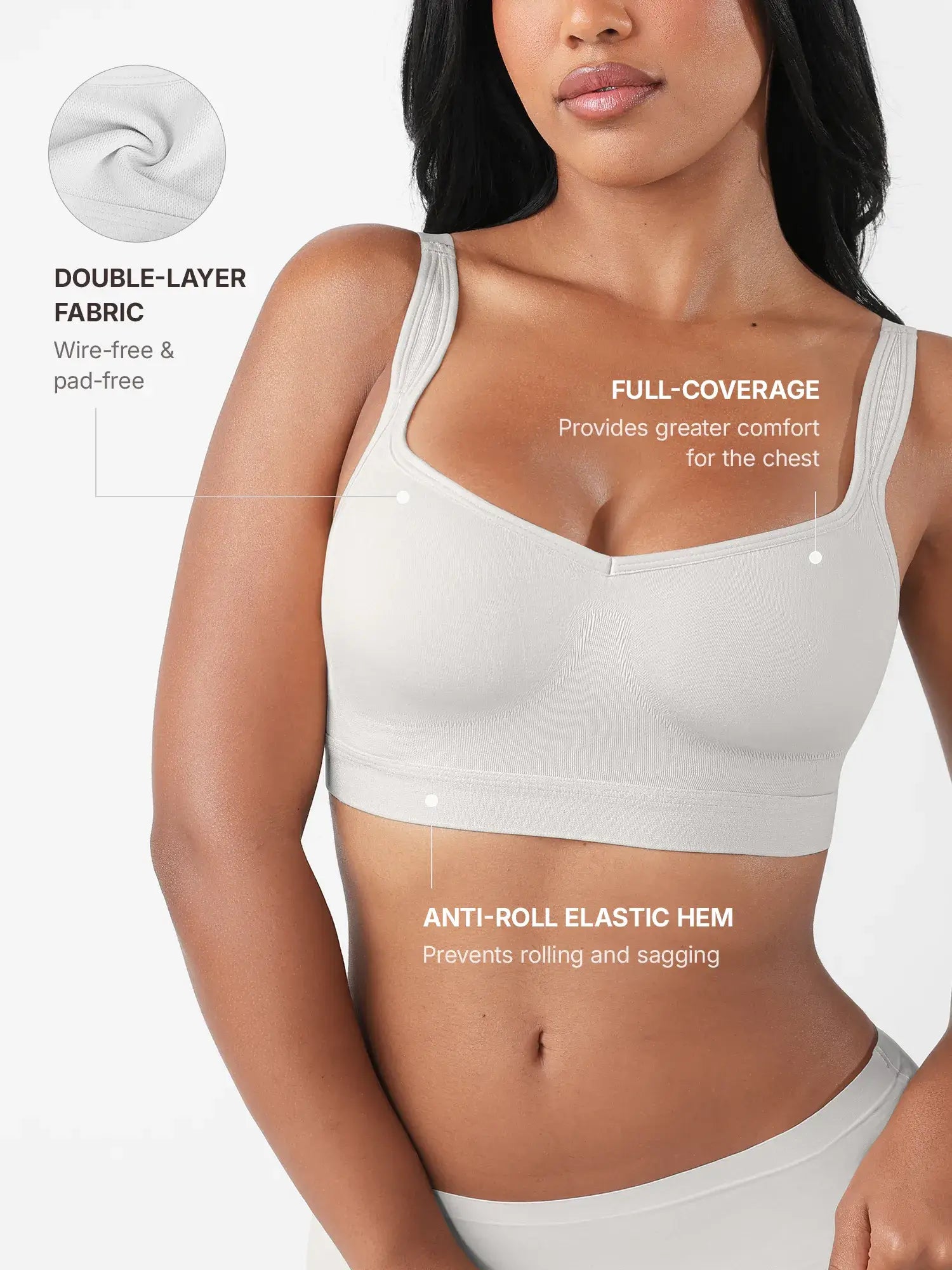 MyCurve Full Coverage Smoothing Wireless Bra