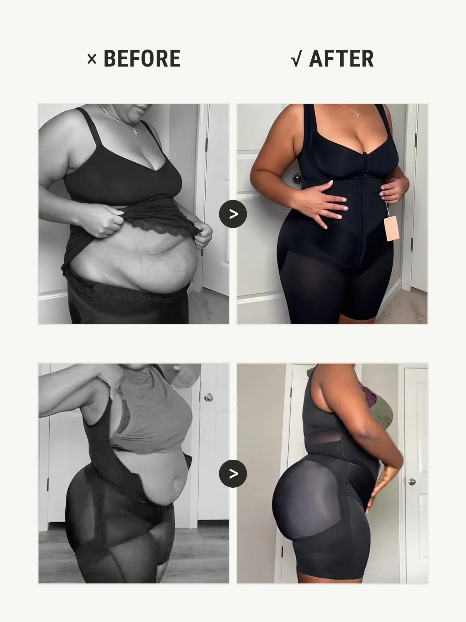 Lot body gainant liftant col en U MyCurve & soutien-gorge souple non doublé