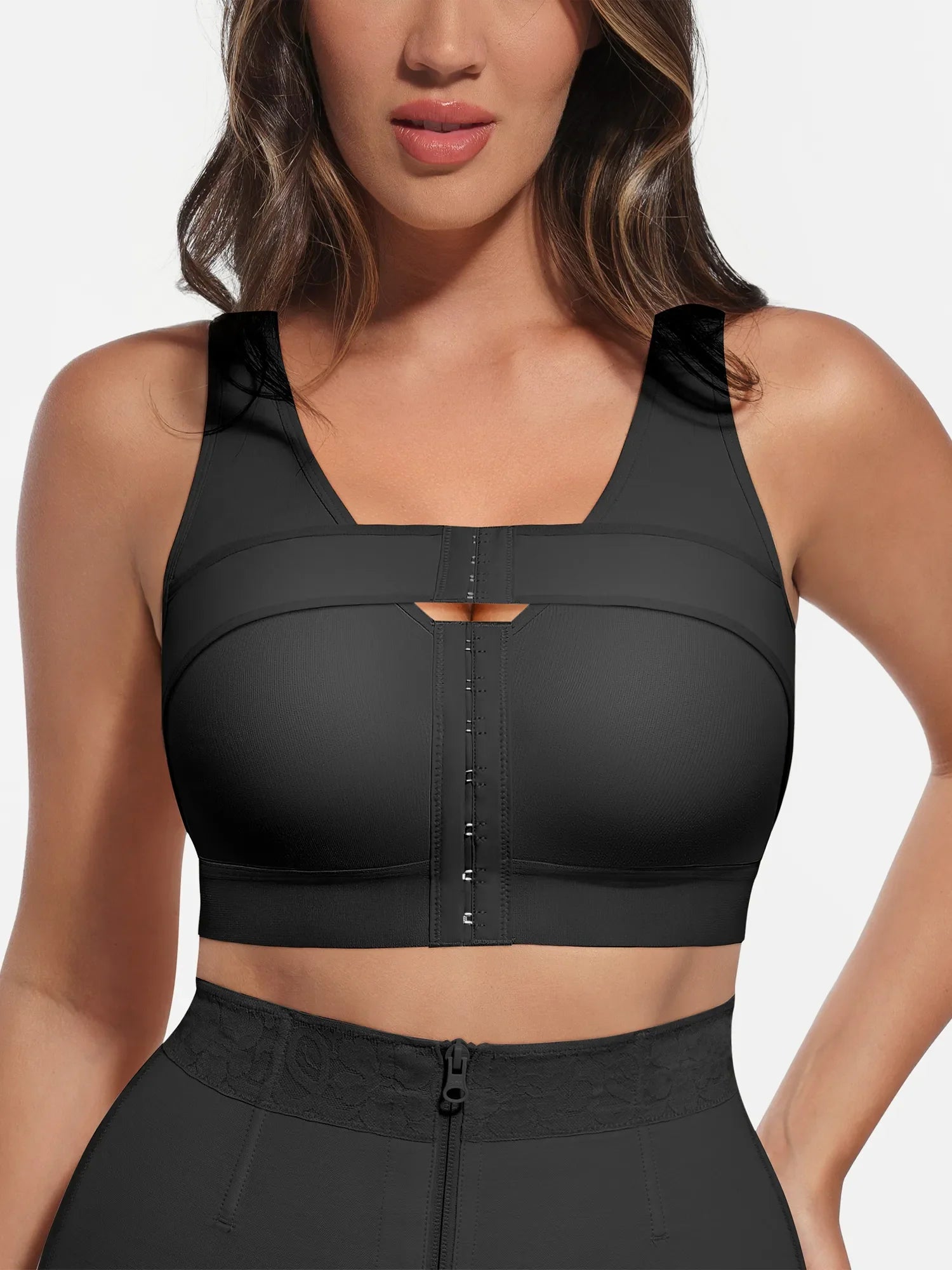 MyCurve Post-Surgical Full Coverage Bra With Support Band