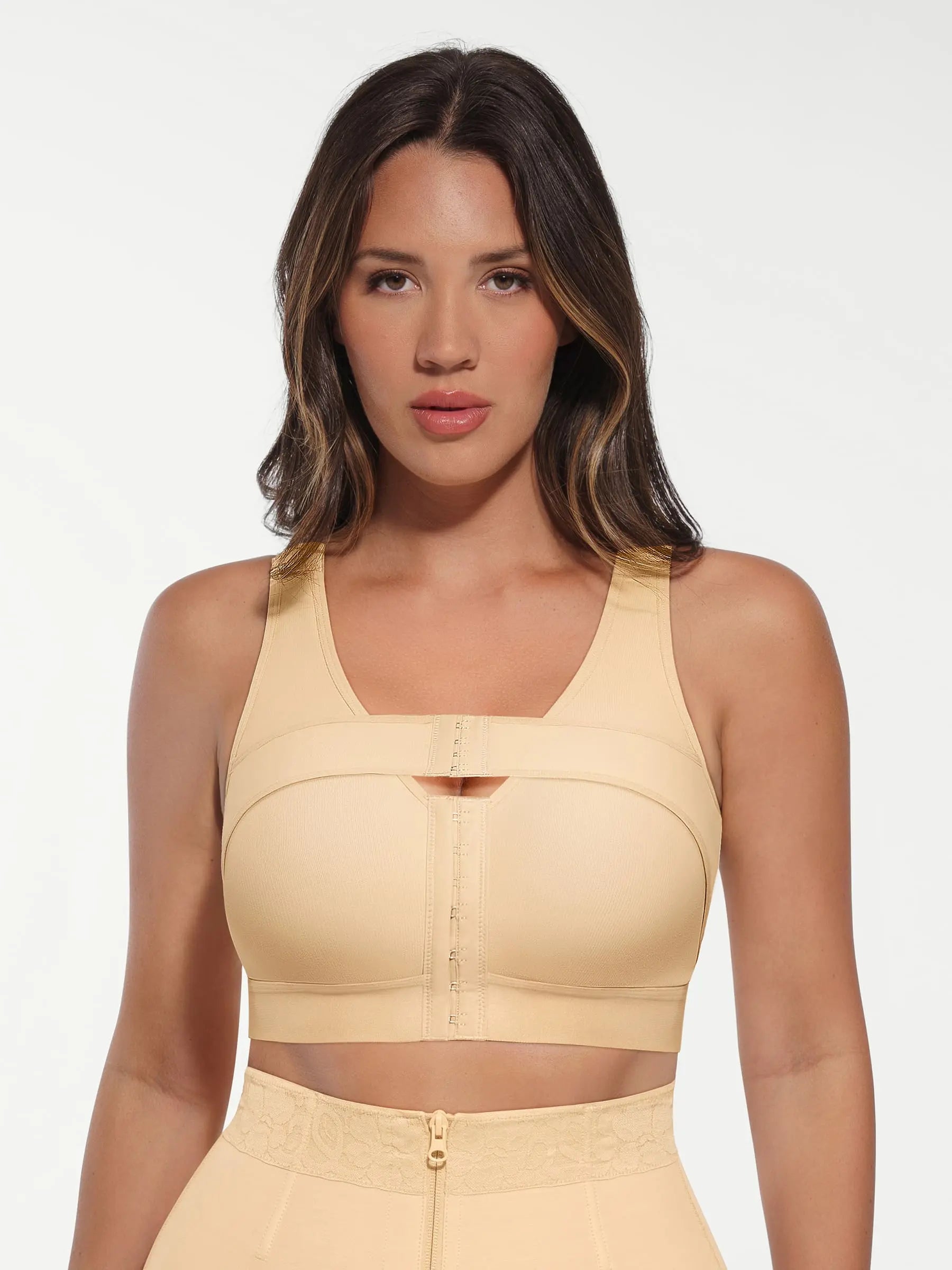 MyCurve Post-Surgical Full Coverage Bra With Support Band