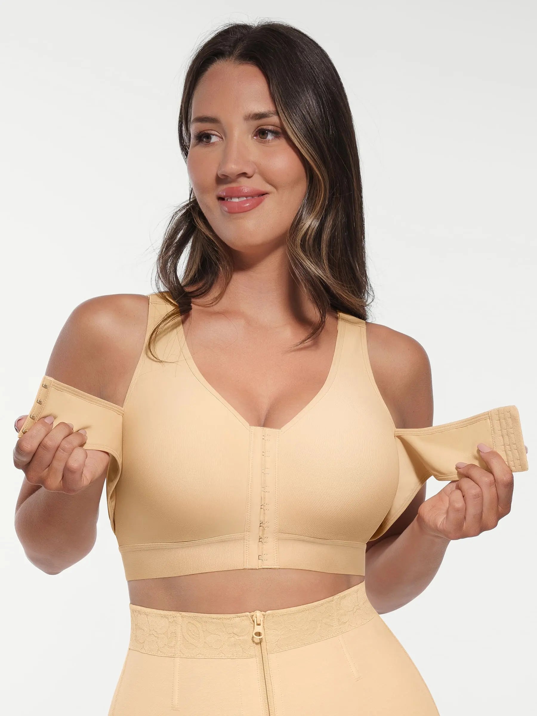 MyCurve Post-Surgical Full Coverage Bra With Support Band
