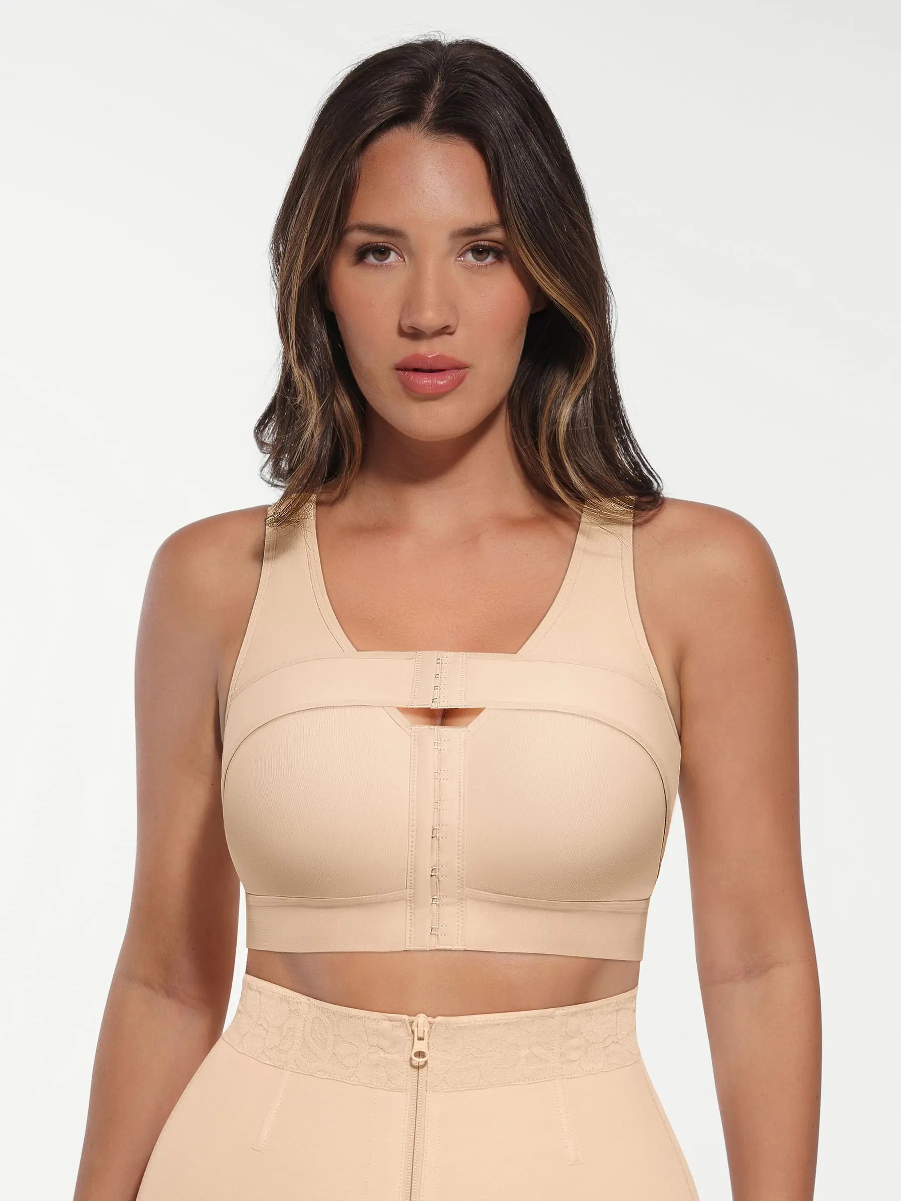 MyCurve Post-Surgical Full Coverage Bra With Support Band
