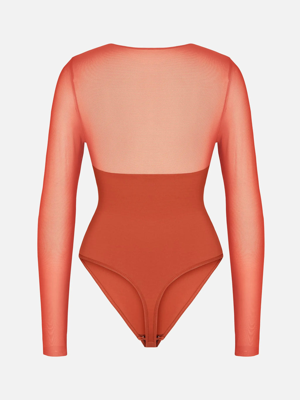 MyCurve Mesh Panel V-Neck Bodysuit