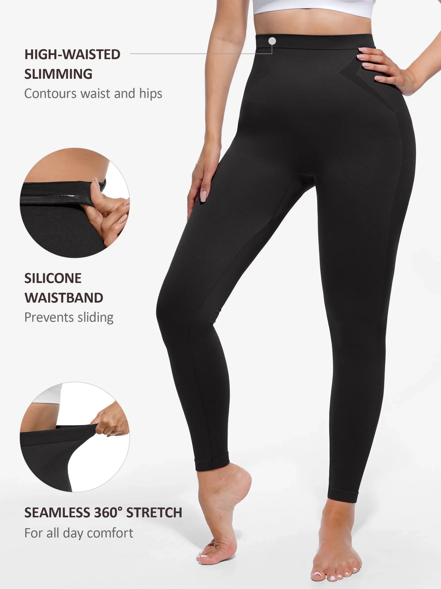 Legging taille haute sans couture MyCurve