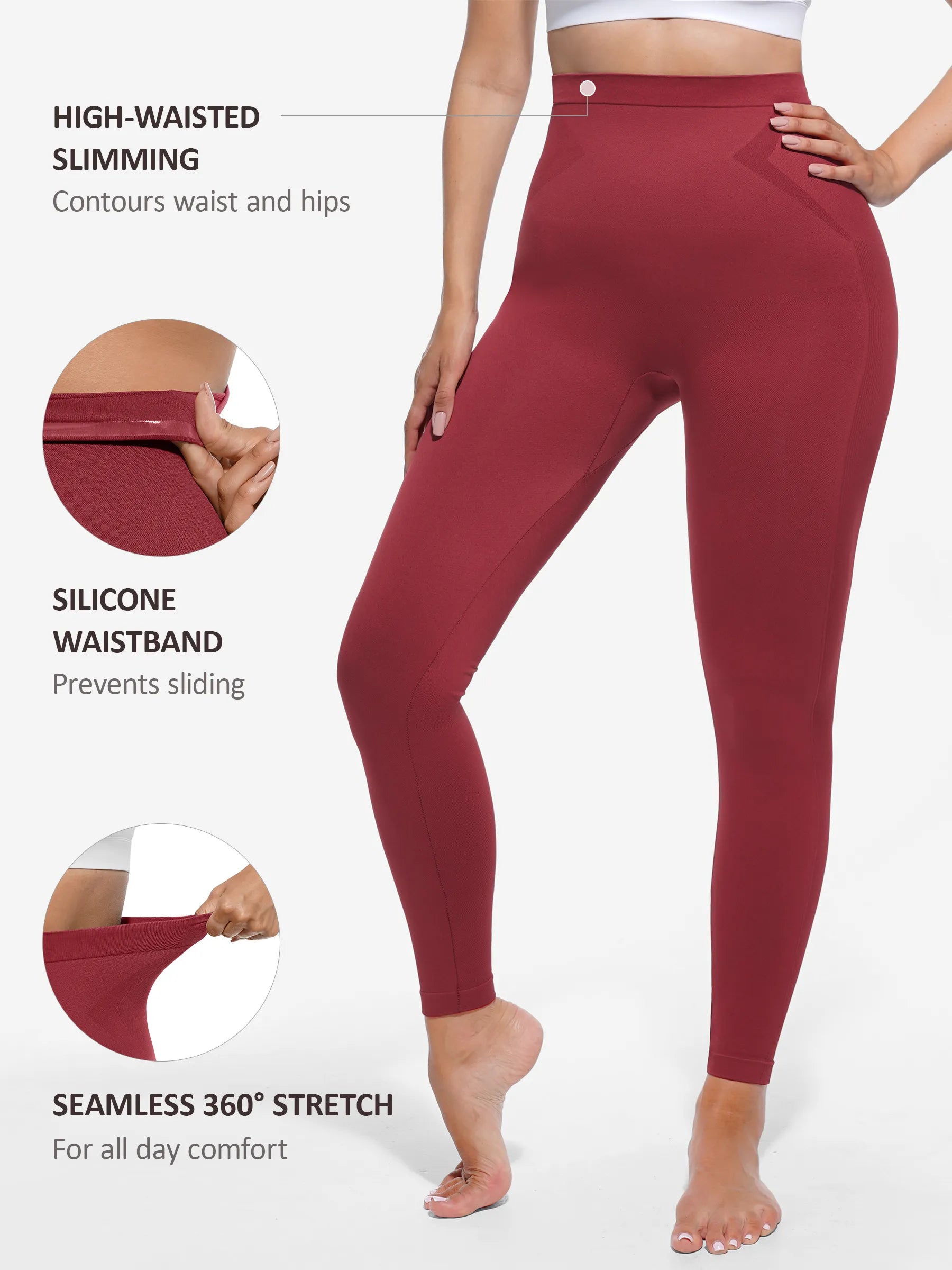 Legging taille haute sans couture MyCurve