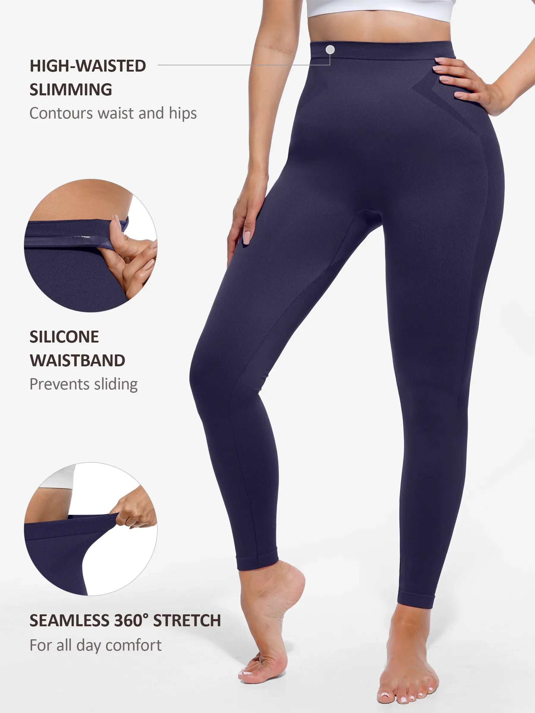 Legging taille haute sans couture MyCurve