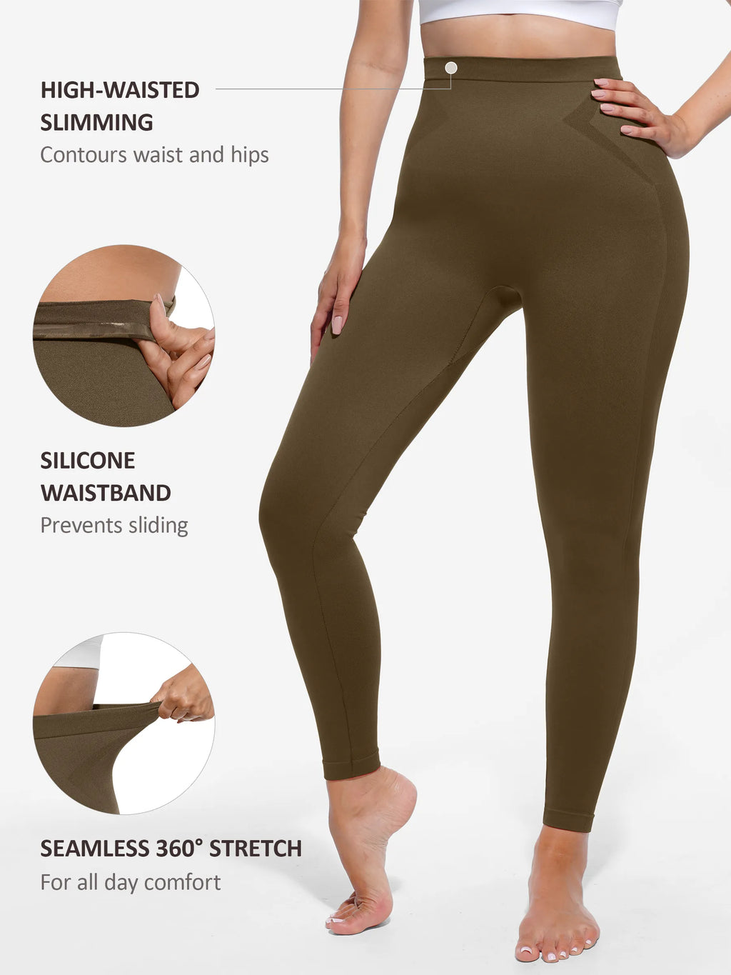 Legging taille haute sans couture MyCurve