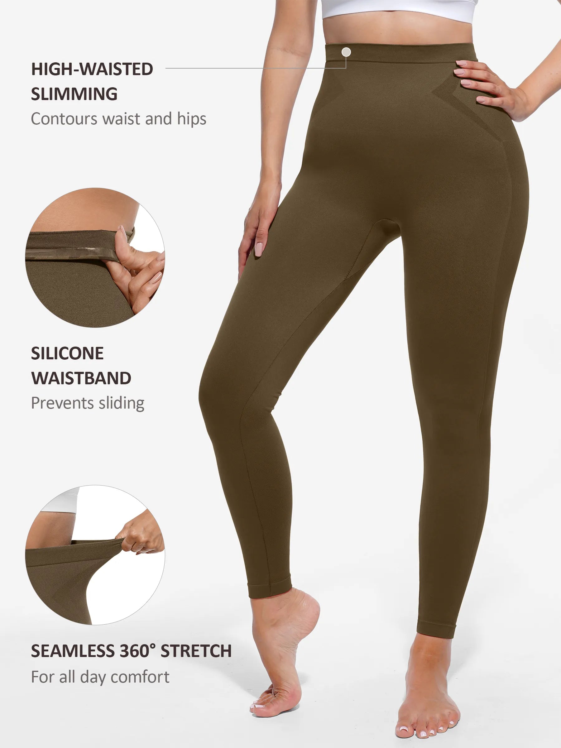 Legging taille haute sans couture MyCurve