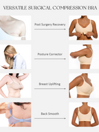 Soutien-gorge MyCurve couvrant avec fermeture frontale, spécial post-opération