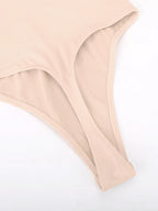 MyCurve Seamless Built-in Bra Waist and Tummy Control Thong Bodysuit